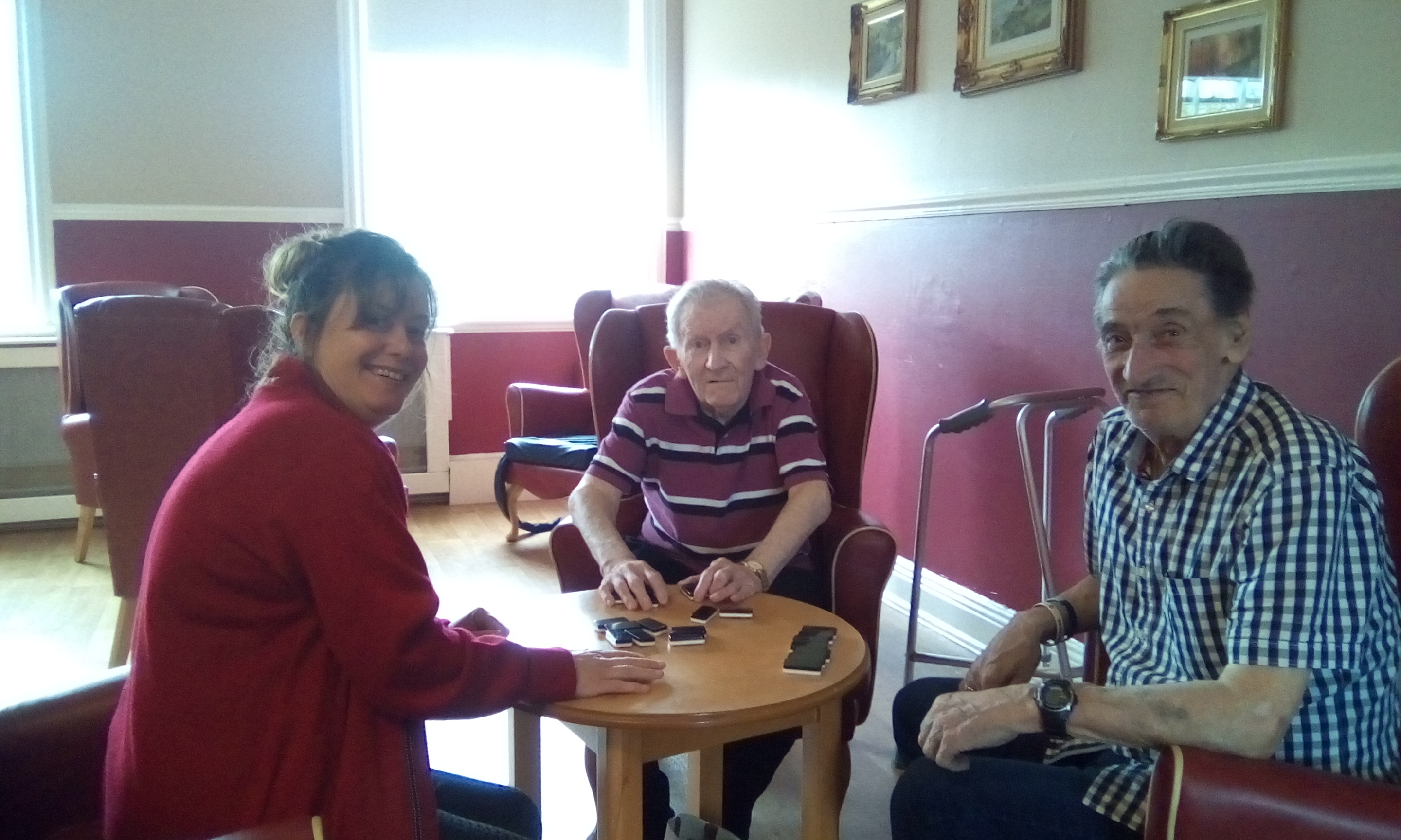 Motivation & Co play dominos at Victoria House Care Centre: Key Healthcare is dedicated to caring for elderly residents in safe. We have multiple dementia care homes including our care home middlesbrough, our care home St. Helen and care home saltburn. We excel in monitoring and improving care levels.